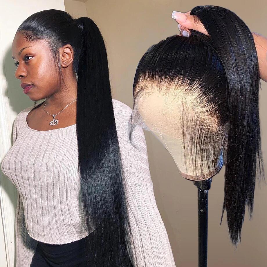Stema 360 Lace Front Straight Wig 180%/250% Density Human Hair Wigs